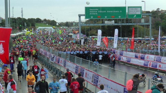 15 Temmuz Şehitler Köprüsünde İlk Maraton
