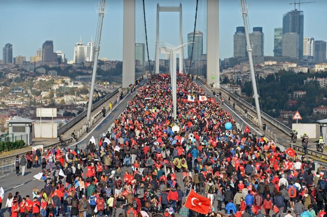 İstanbul ’15 Temmuz Şehitleri’ İçin Koştu