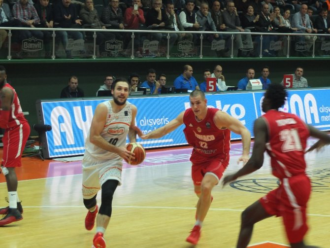 Banvit Monaco’ya Şans Tanımadı