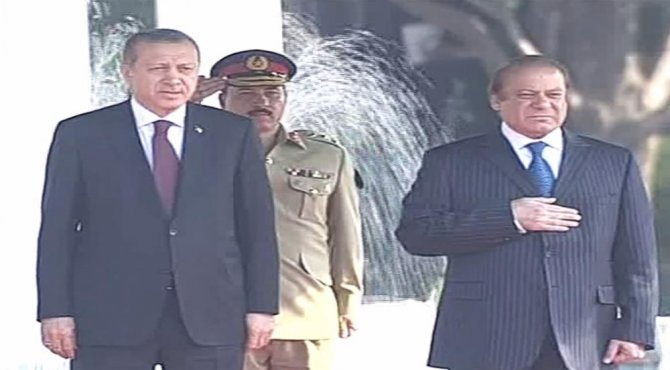 Erdoğan Pakistan’da Resmi Törenle Karşılandı