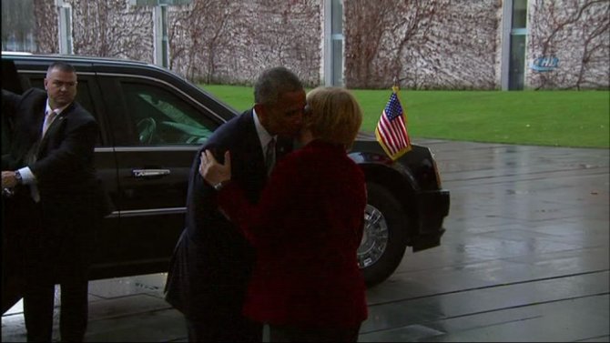 Obama, Merkel İle Görüştü