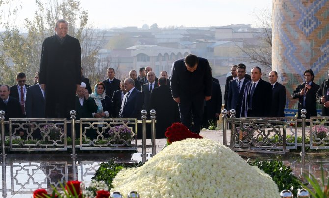 Erdoğan’dan Kerimov’un Mezarına Ziyaret