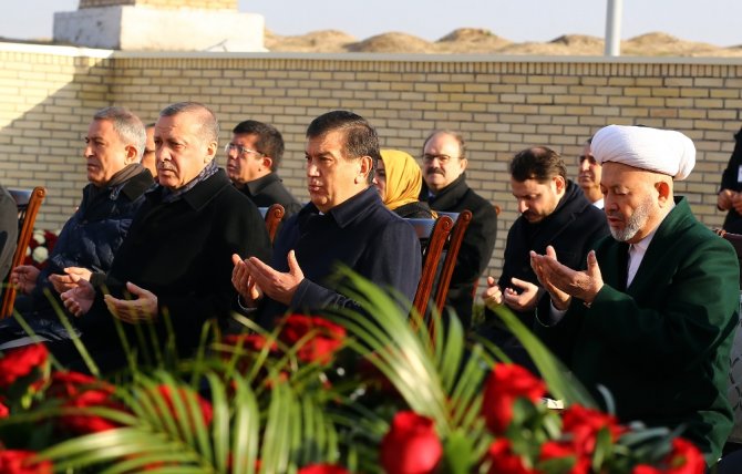 Erdoğan’dan Kerimov’un Mezarına Ziyaret