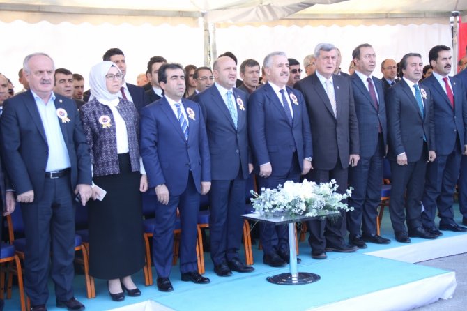 Temel Açılışını Bakanlar Yaptı