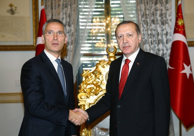 Erdoğan Stoltenberg’le Görüştü