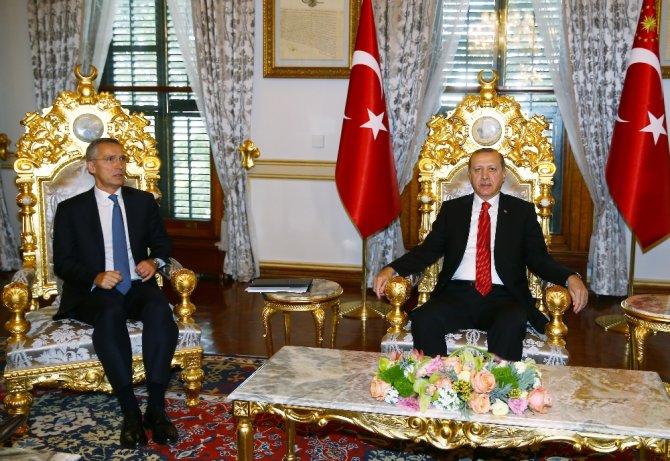 Erdoğan Stoltenberg’le Görüştü
