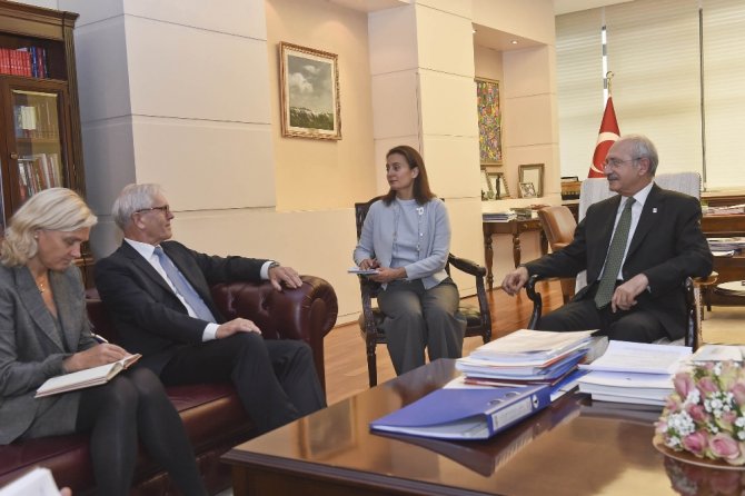 Kılıçdaroğlu Norveç Büyükelçisi İle Görüştü