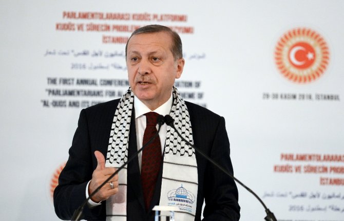 "Tek Yol Başkenti Doğu Kudüs Olan Filistin Devleti"