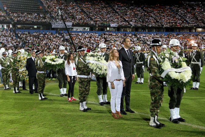 Chapecoense Oyuncuları Törenlerle Anıldı