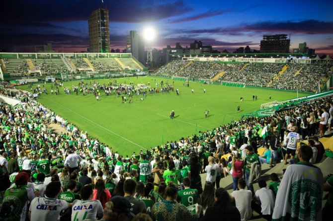 Chapecoense Oyuncuları Törenlerle Anıldı