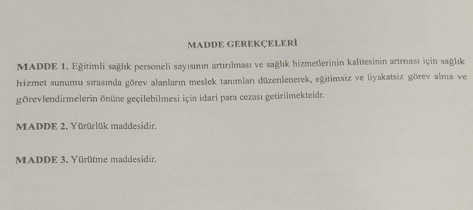 Mhp’li Yurdakul’dan Tıbbi Sekreterler İçin Kanun Teklifi