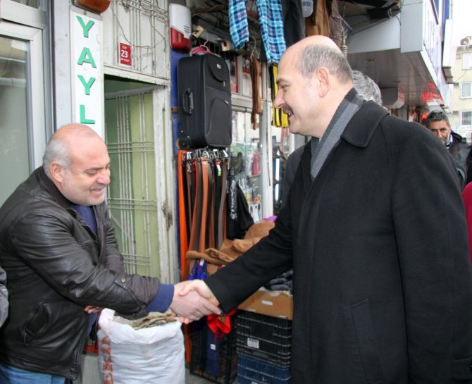 İçişleri Bakanı Van’da Esnaf Ziyareti Yaptı