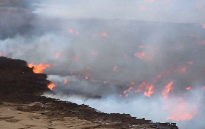 Deaş Musul’da Petrol Kuyularını Ateşe Verdi