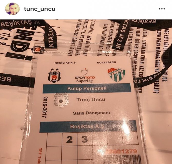 Beşiktaş Kartal Yuvası Çalışanıydı