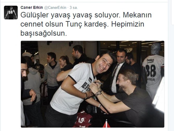 Caner Erkin’den Yürek Burkan Paylaşım