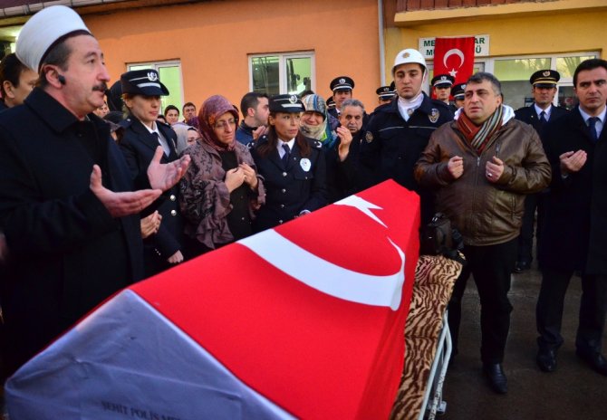 Şehit Polisin Naaşı Memkeleti Zonguldak’ta