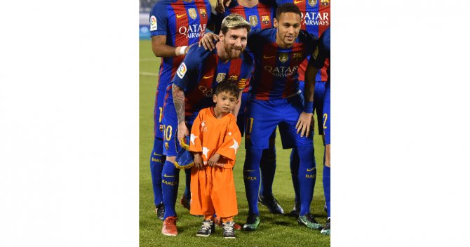 O Çocuk Kahramanı Messi’yle Buluştu