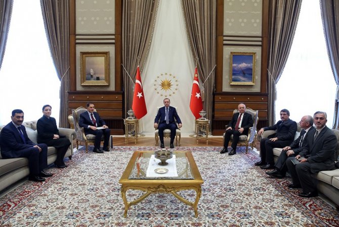 Cumhurbaşkanı Erdoğan, Şeref Malkoç’u Kabul Etti