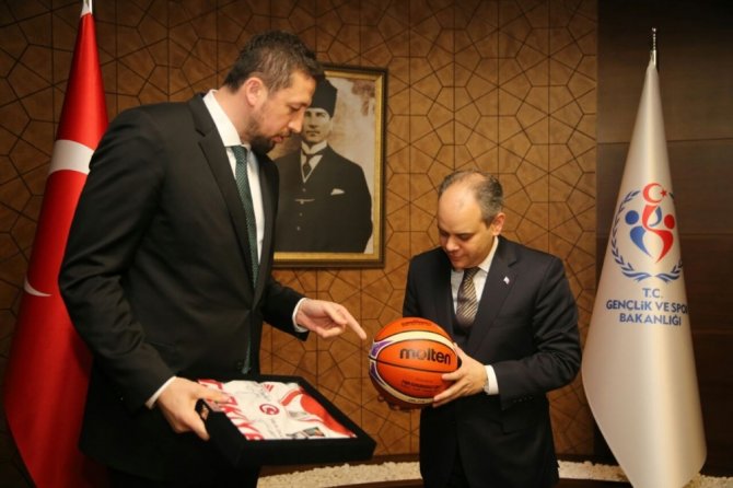Tbf Heyetinden, Bakan Kılıç’a Ziyaret