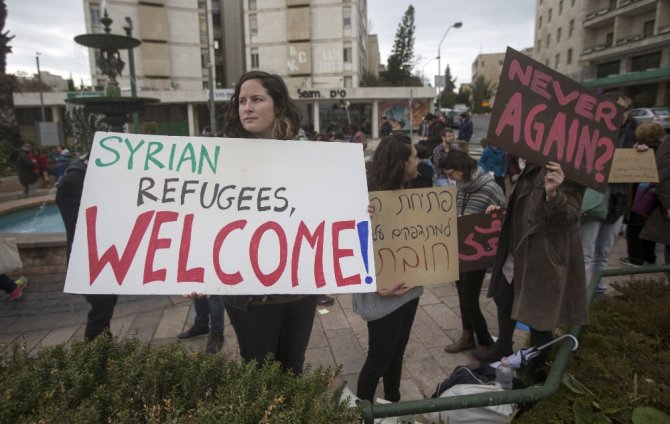 İsrail’de Halep Protestosu