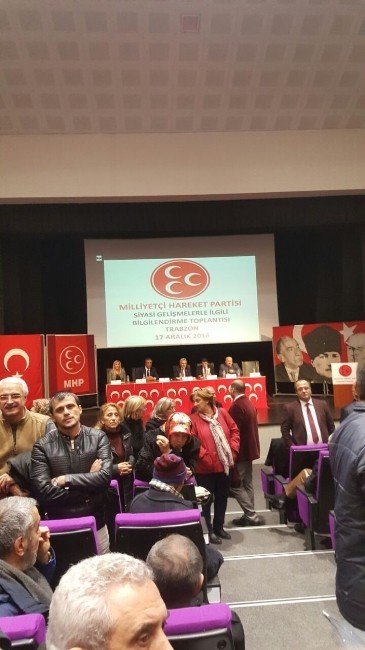 Trabzon’da Mhp Toplantısı’na Katılan Partili Kalp Krizi Geçirdi