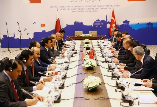 Erdoğan Ve Al Tani Başkanlık Etti