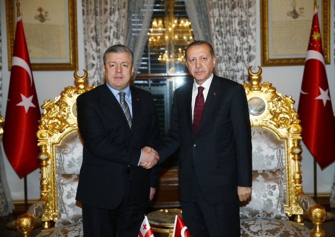 Erdoğan Gürcistan Başbakanı Kvirikashvili İle Görüştü