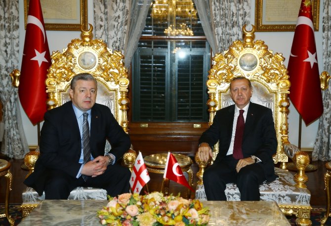 Erdoğan Gürcistan Başbakanı Kvirikashvili İle Görüştü