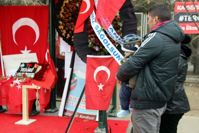 Kayserisporlu Futbolcular Saldırının Gerçekleştiği Yerde Dua Etti
