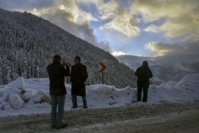 Zigana Dağı Geçidi’nden Kış Manzaları