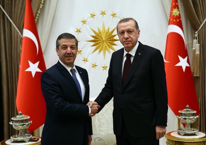 Erdoğan Kktc Dışişleri Bakanını Kabul Etti