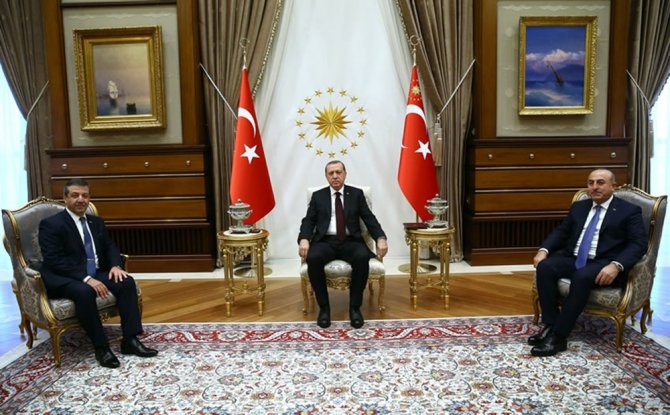 Erdoğan Kktc Dışişleri Bakanını Kabul Etti