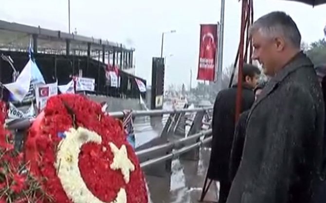 Kosova Cumhurbaşkanı Thaçi Şehitler Tepesi’nde