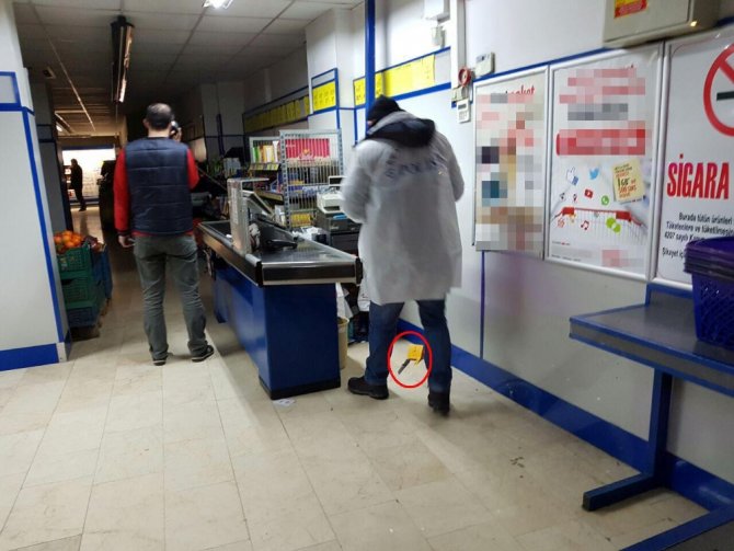 Marketten Tüfekli, Bıçaklı Gasp