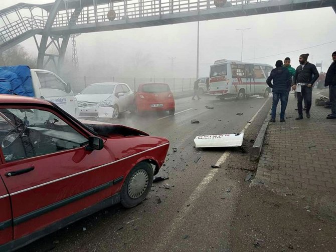 Bartın’da 20 Araç Birbirine Girdi