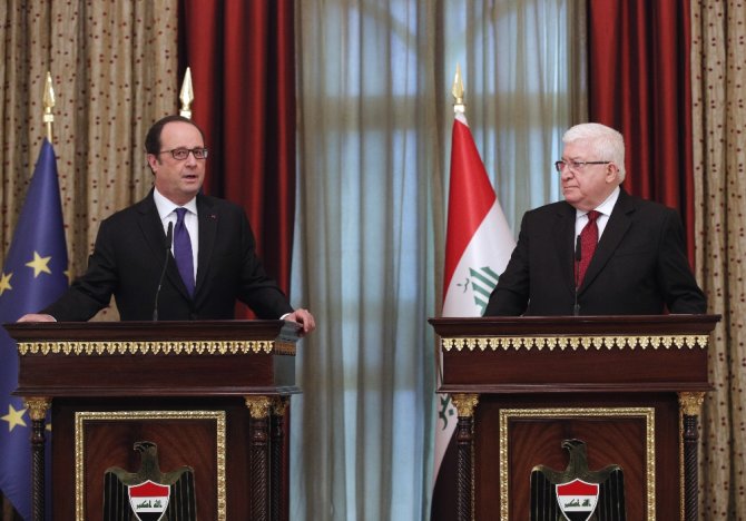 Hollande, Fuad Masum’la Görüştü