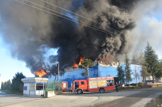 Organize Sanayi Sitesinde Korkutan Yangın