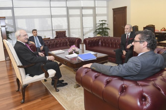 Kılıçdaroğlu Kktc’li Erhürman’la Görüştü