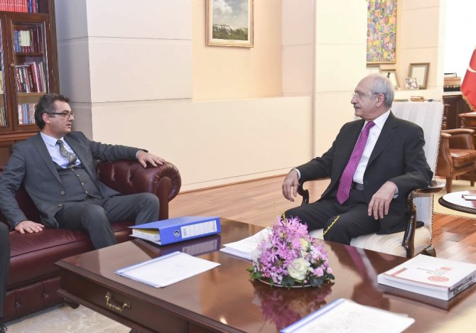 Kılıçdaroğlu Kktc’li Erhürman’la Görüştü