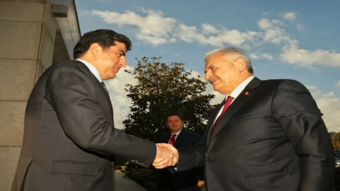 Başbakan Yıldırım Barzani İle Görüştü