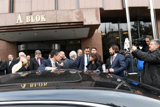 Kılıçdaroğlu Meclis Başkanı Kahraman’ı Ziyaret Etti