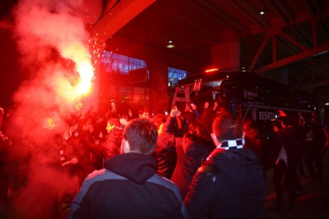 Beşiktaş’a Ankara’da Coşkulu Karşılama