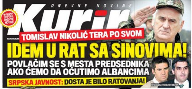 Sırp Cumhurbaşkanından ’Kosova’ Tehdidi