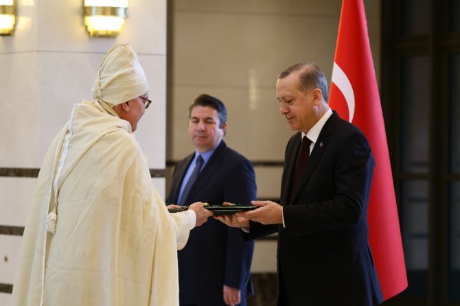 Erdoğan Fas Büyükelçisini Kabul Etti
