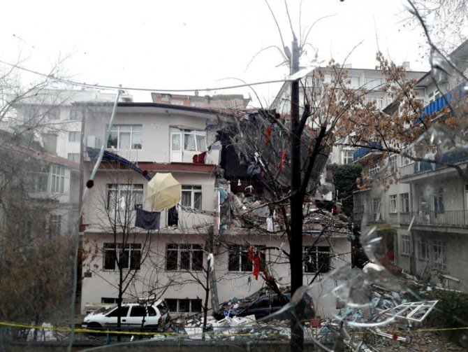 Ankara’daki Doğagaz Patlaması Güvenlik Kamerasında