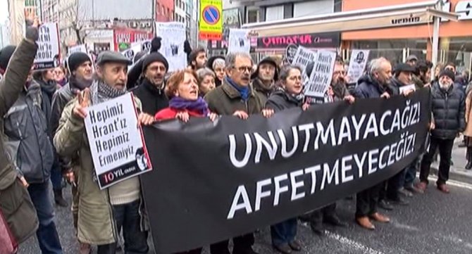 Hrant Dink Ölümünün 10’uncu Yıl Dönümünde Anıldı