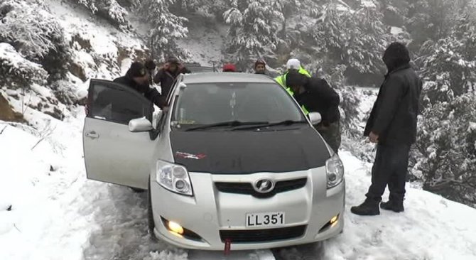 Kıbrıs’ta Kar Sevinci