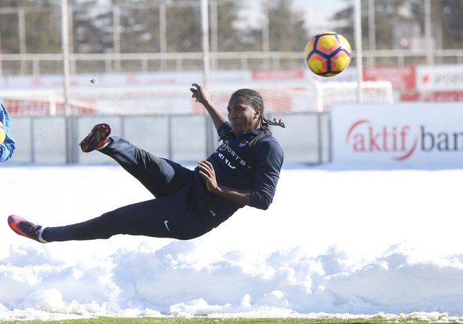 Trabzonspor’da Kar Keyfi