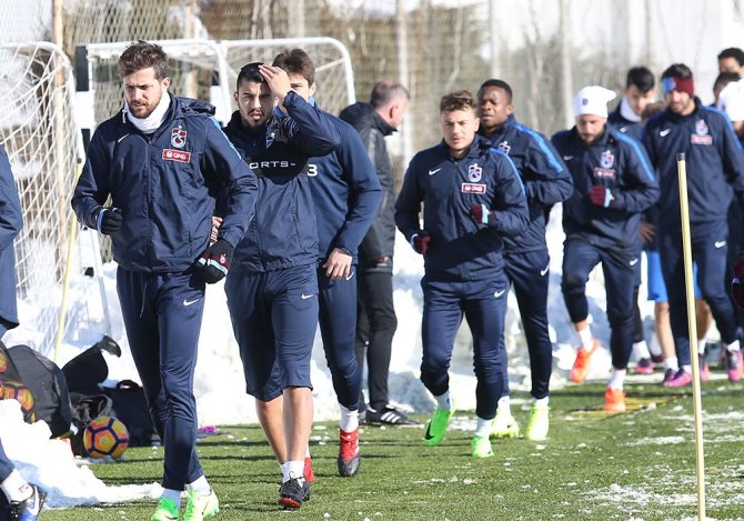 Trabzonspor’da Kar Keyfi
