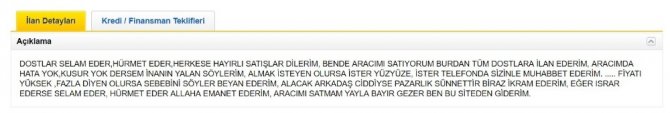Araç Satış İlanını Şiirle Yapınca Sosyal Medyada Büyük İlgi Gördü